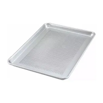 Bandeja de aluminio perforada