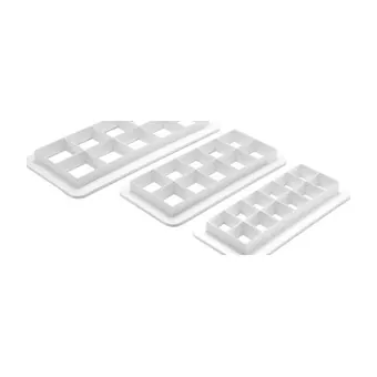 Cortadores para fondant geométricos · 3 piezas