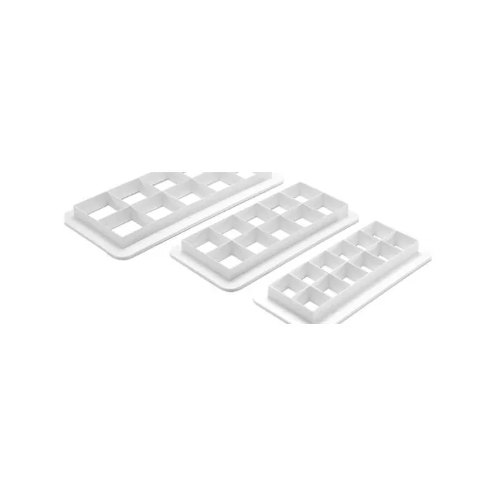 Cortadores para fondant geométricos · 3 piezas