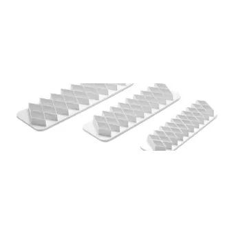 Cortadores para fondant geométricos · 3 piezas