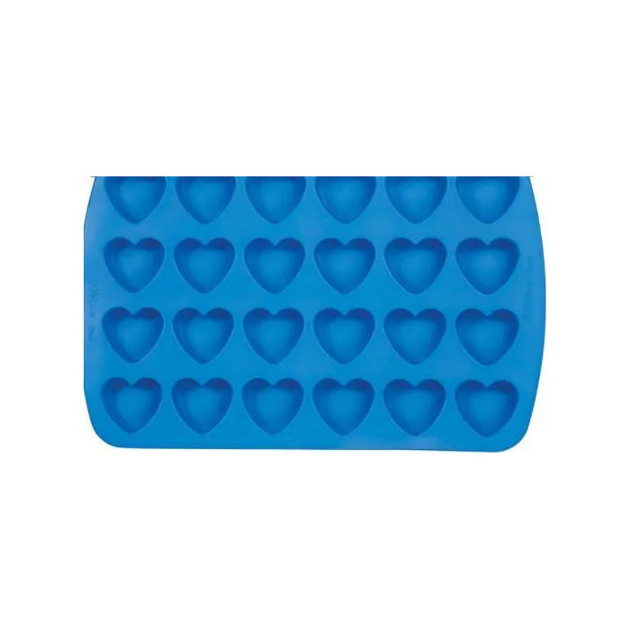 Molde de silicón 24 mini corazones