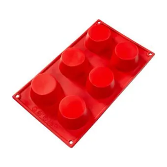 Molde de silicón 6 cavidades 3.38 oz
