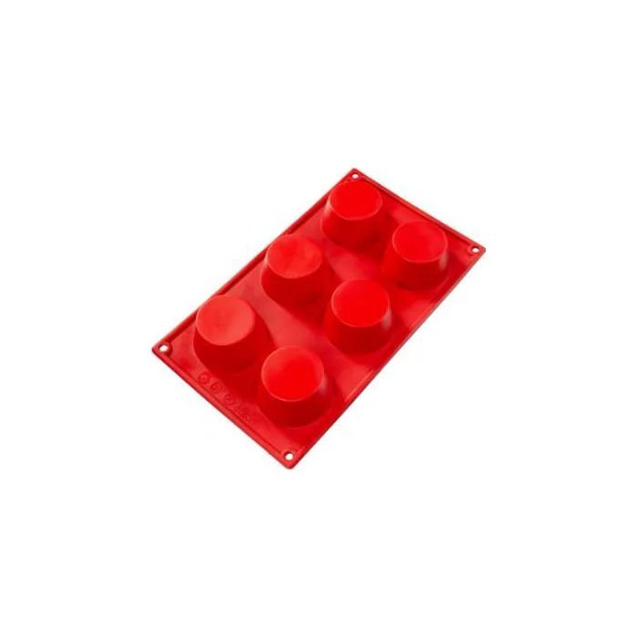 Molde de silicón 6 cavidades 3.38 oz