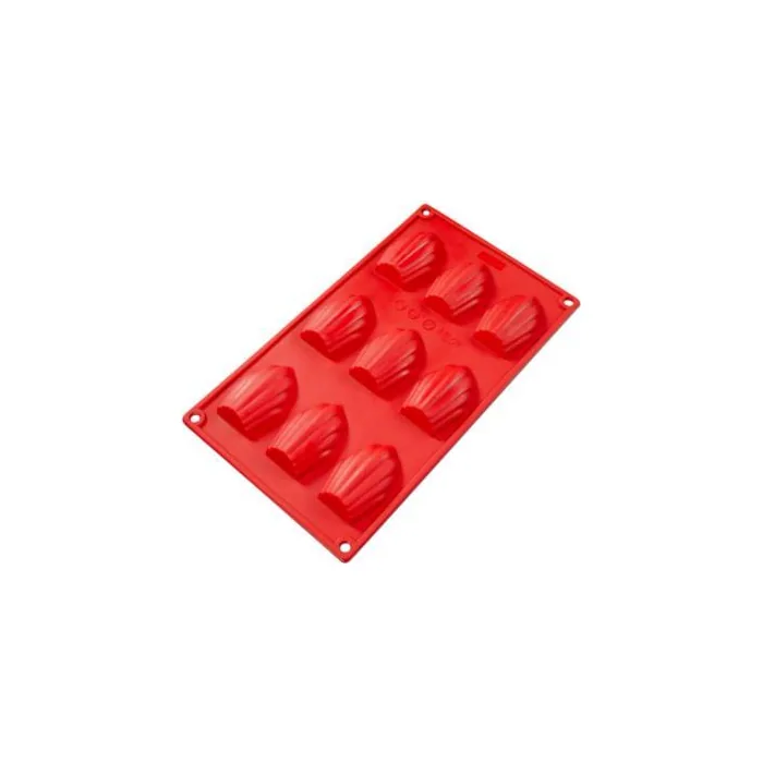 Molde de silicón madeleine 9 cavidades