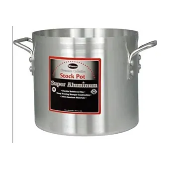 Olla de aluminio Winco · tamaños grandes