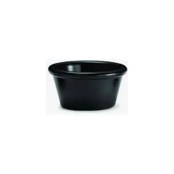 Ramekin de melamina Winco · negro
