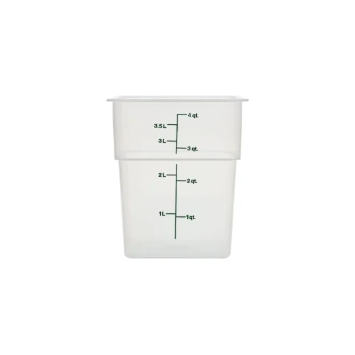 Recipiente para almacenar alimentos 4 qt (3.78 L)