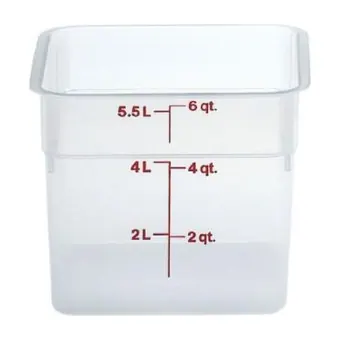 Recipiente para almacenar alimentos 6 qt (5.68 L)