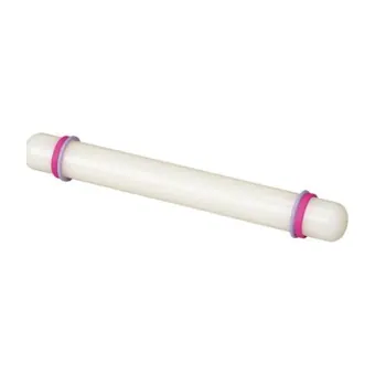 Rodillo para fondant con 2 bandas de espesor