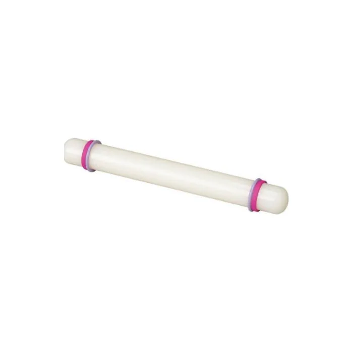 Rodillo para fondant con 2 bandas de espesor